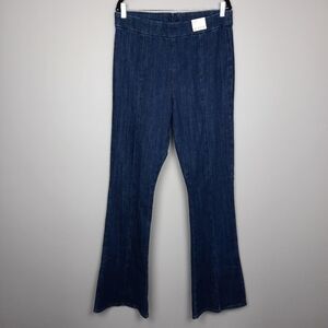 J. Crew TALL Pintuck Skinny Flare Dark Wash High Rise Jeans size 31